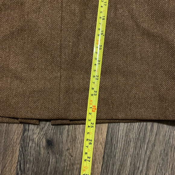 NWT 1997 Lauren Ralph Lauren 💯% lambswool lined woolmark midi skirt houndstooth - Picture 7 of 11